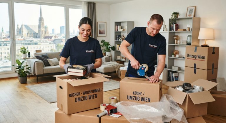 Umzugsservice Wien für einen stressfreien Umzug mit umfassender Betreuung